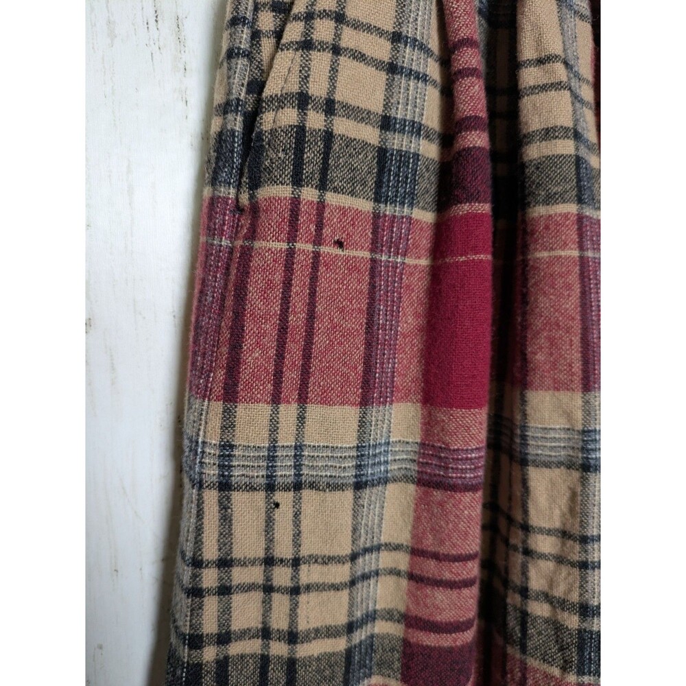 Vintage Pendleton Plaid Wool Skirt Petite 10 Cottagecore Rustic Upcycle *READ* - Picture 4 of 8